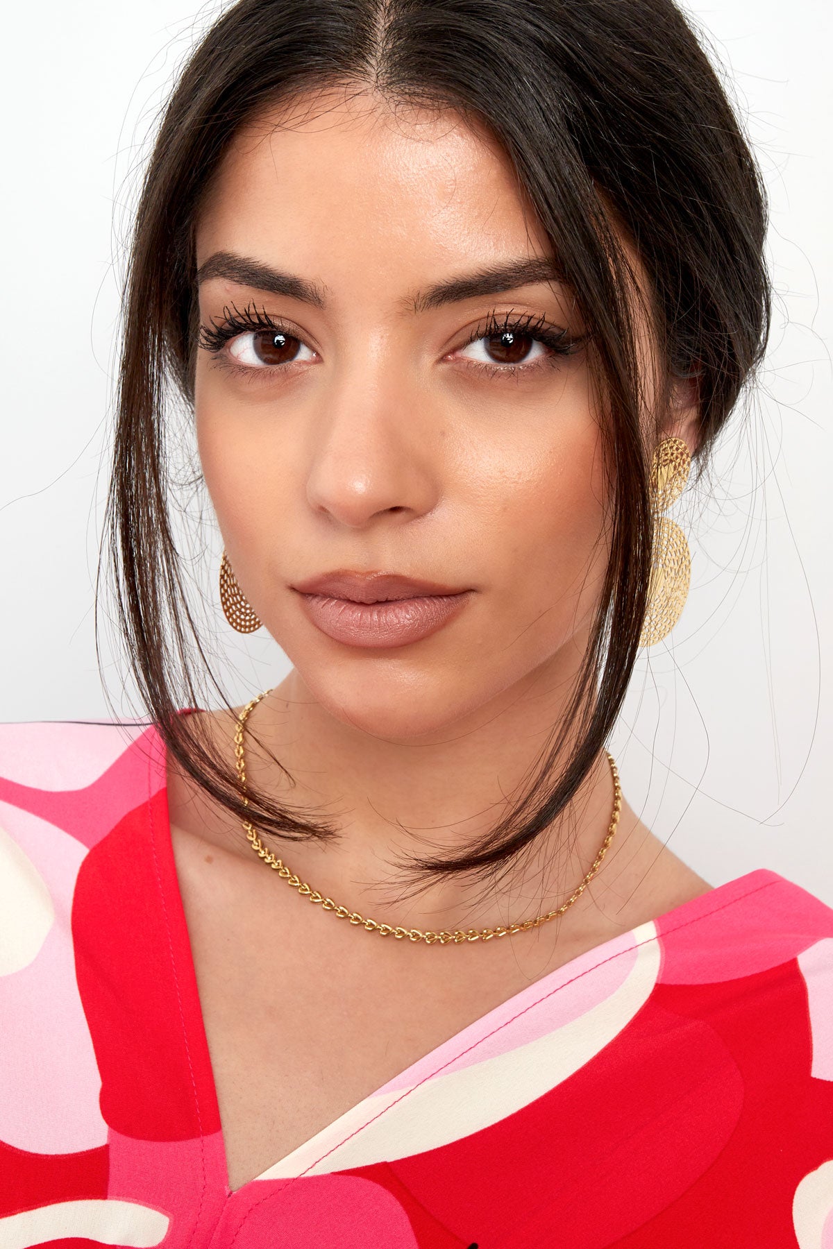 LINKED HEARTS KETTING GOUD