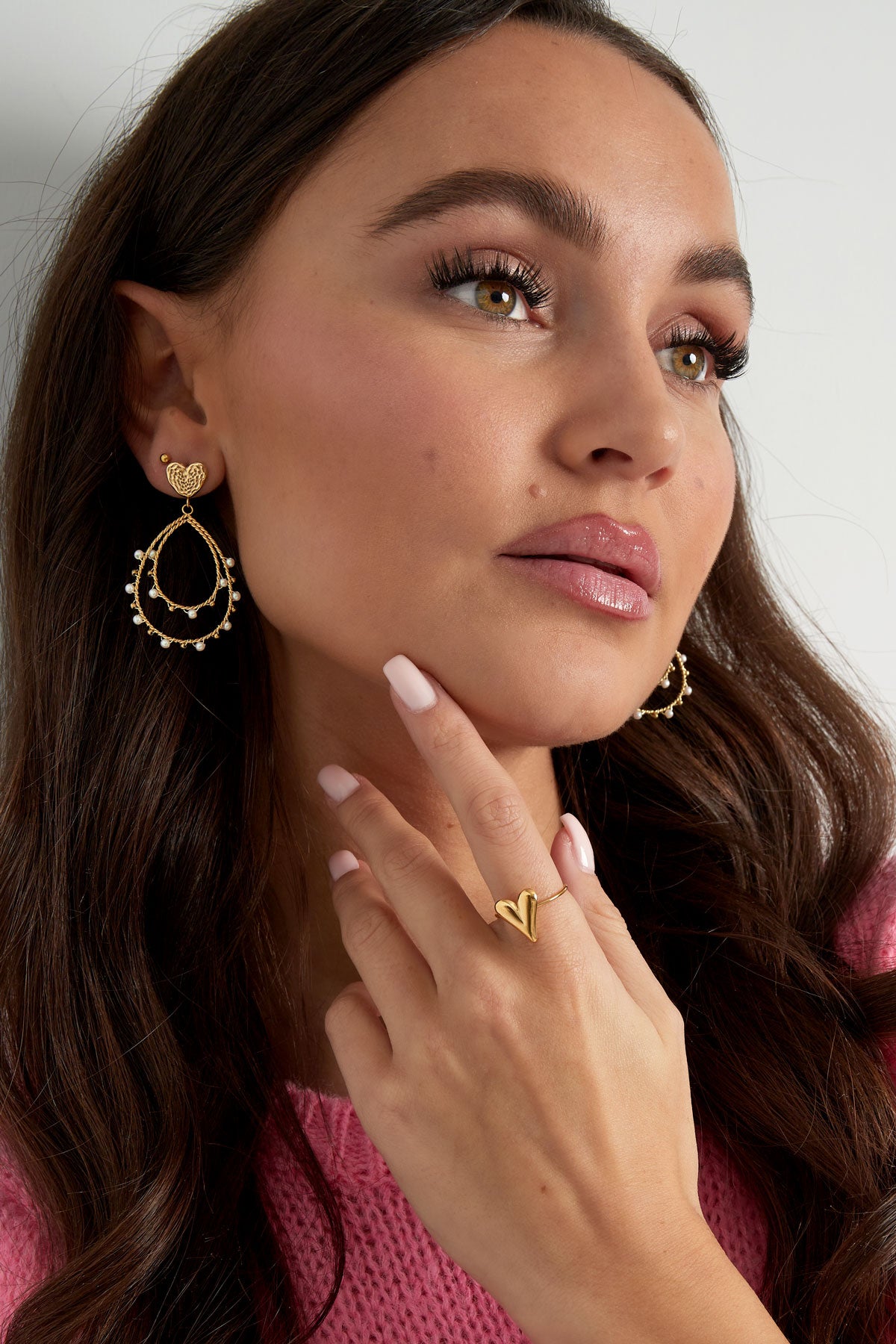 HEART RING GOUD