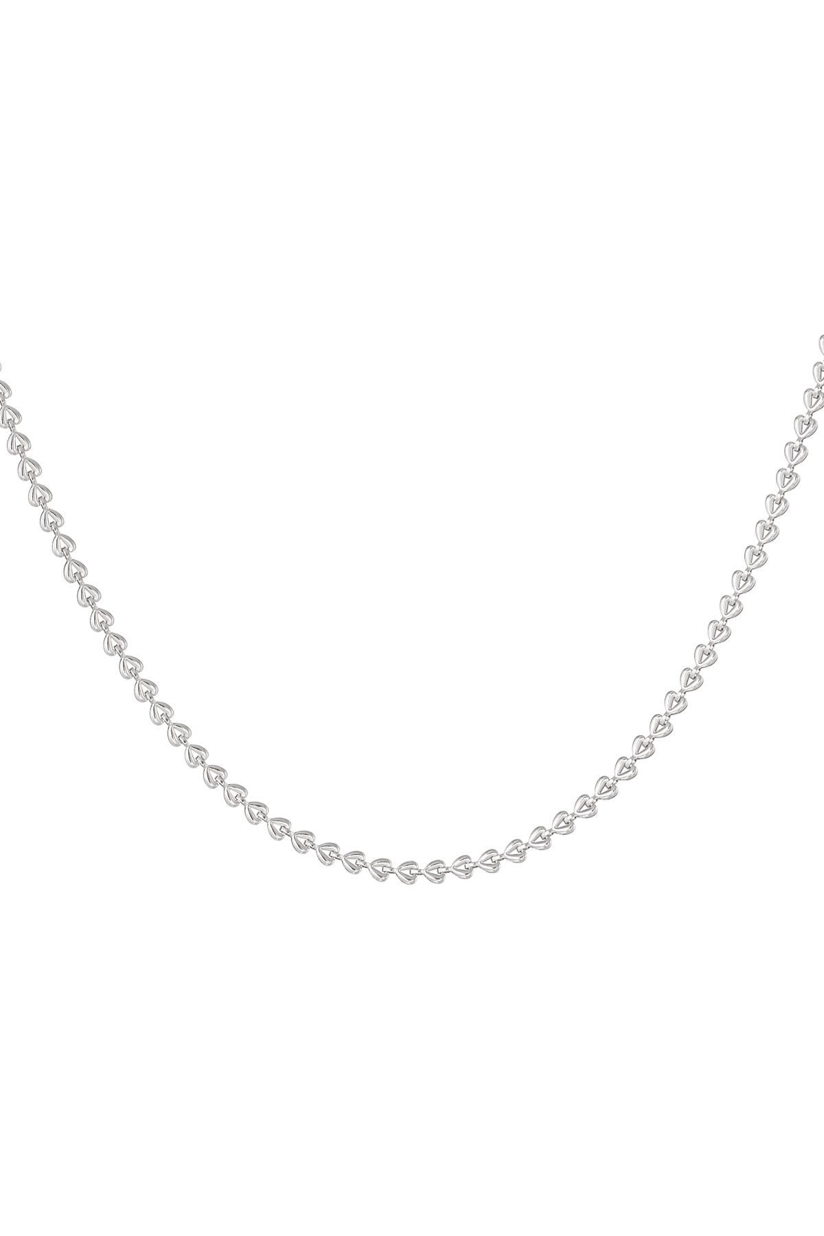 LINKED HEARTS KETTING ZILVER