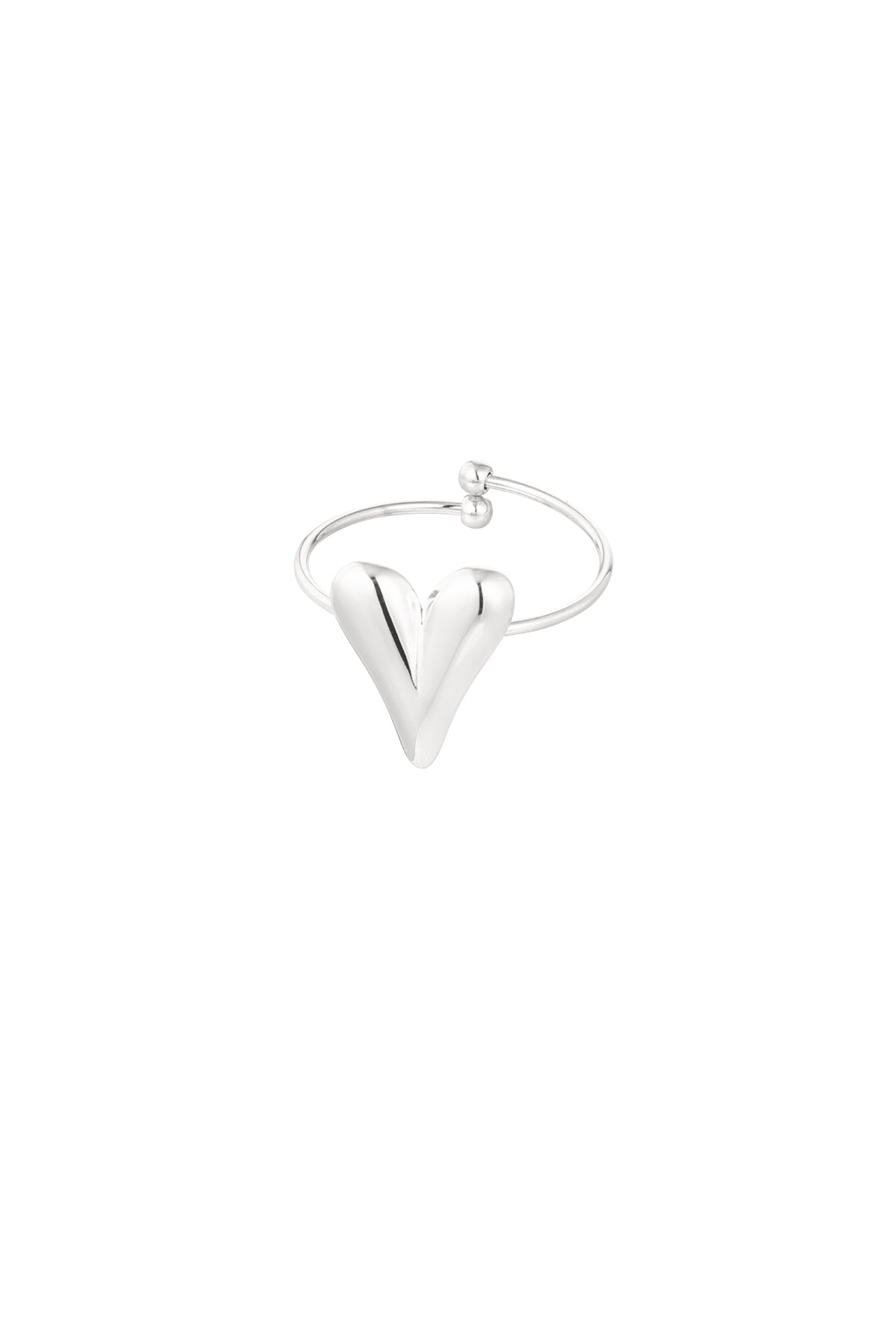 HEART RING ZILVER