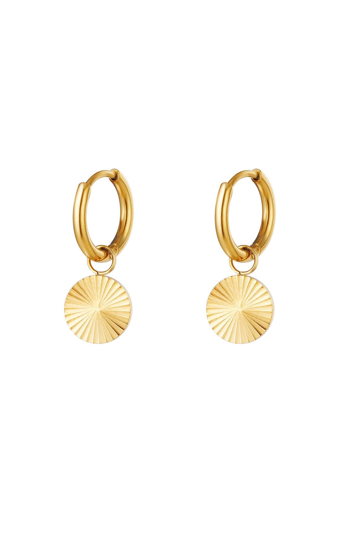 CIRCLE OORBELLEN GOUD