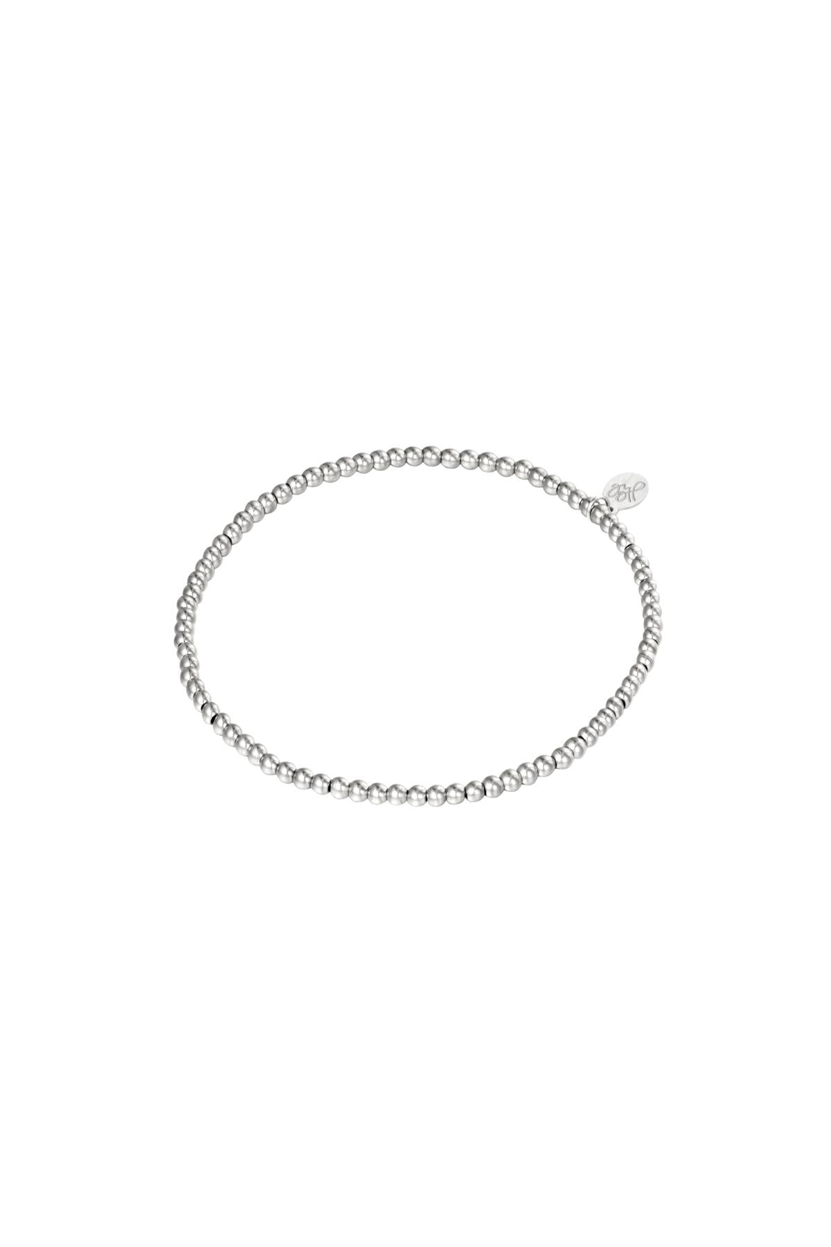 BEAD BRACELET SILVER