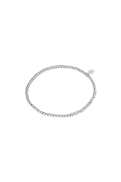 BEAD BRACELET SILVER