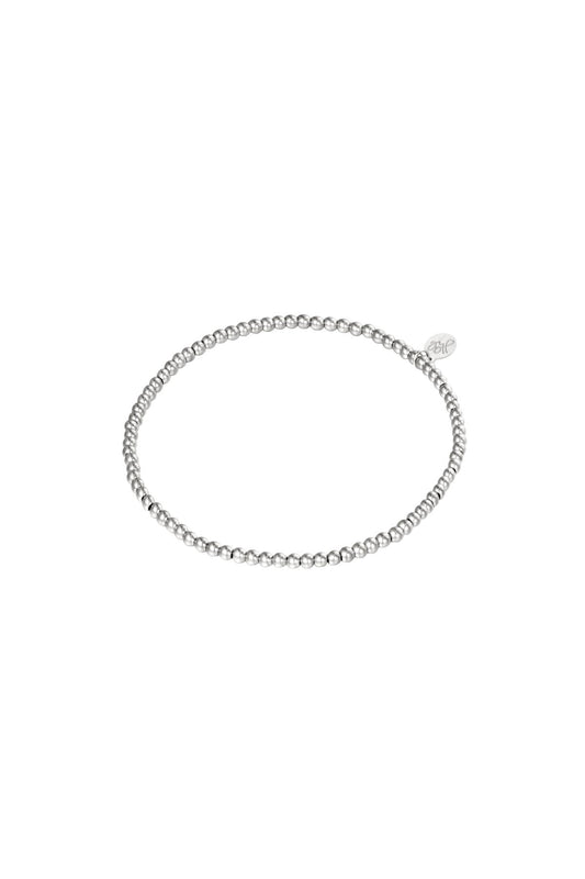 BEAD BRACELET SILVER